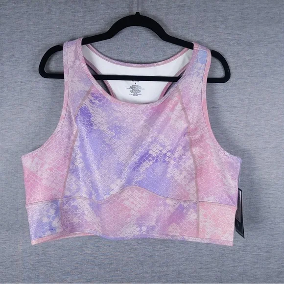 Torrid Longline Low Impact Sports Bra- Performance Core Purple Shine (updated) - Picture 4 of 15